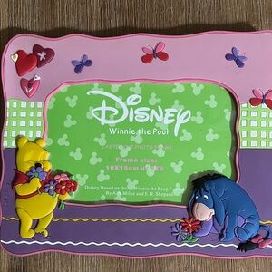Disney Winnie the Pooh Pink and Purple Kids Photo Frame